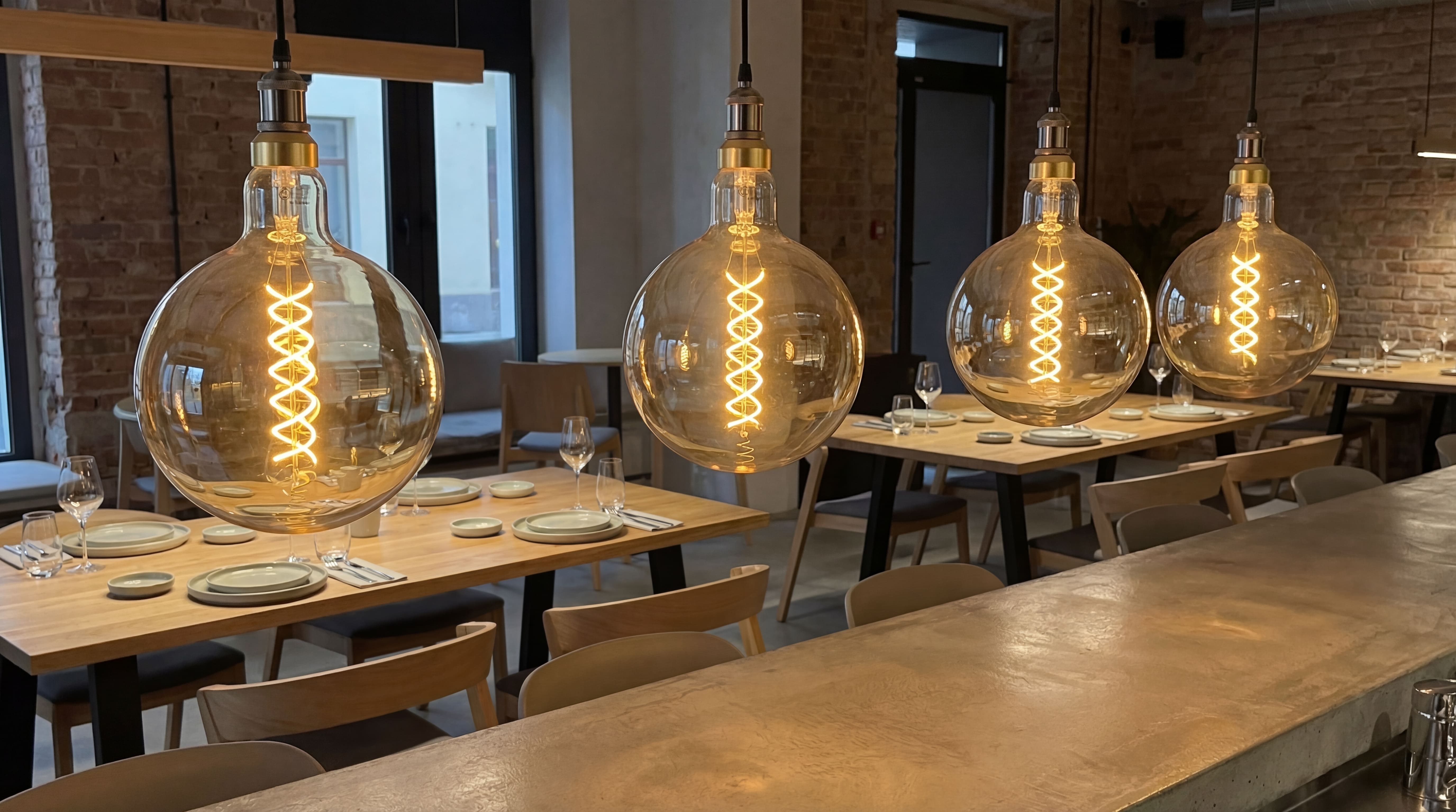 Unique light bulbs for exposed socket fixtures