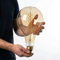 Vintage aesthetic oversized bulb for restaurants or cafes