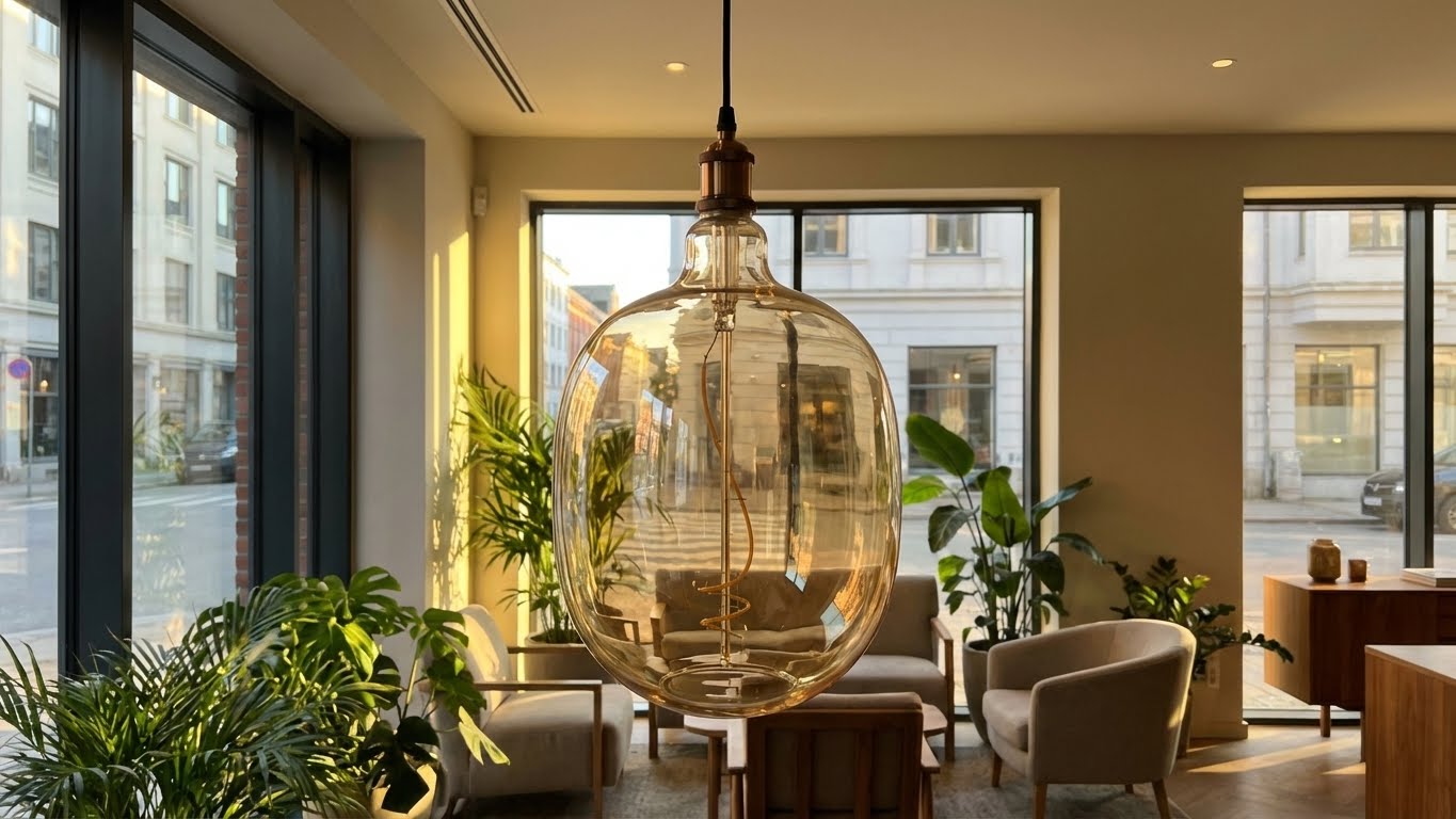 Premium oversized decorative light bulb