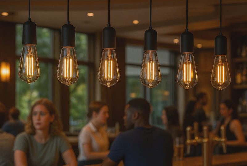 Luxel Standard Vintage LED Bulbs — classic filament-style lighting for everyday use and warm interiors.