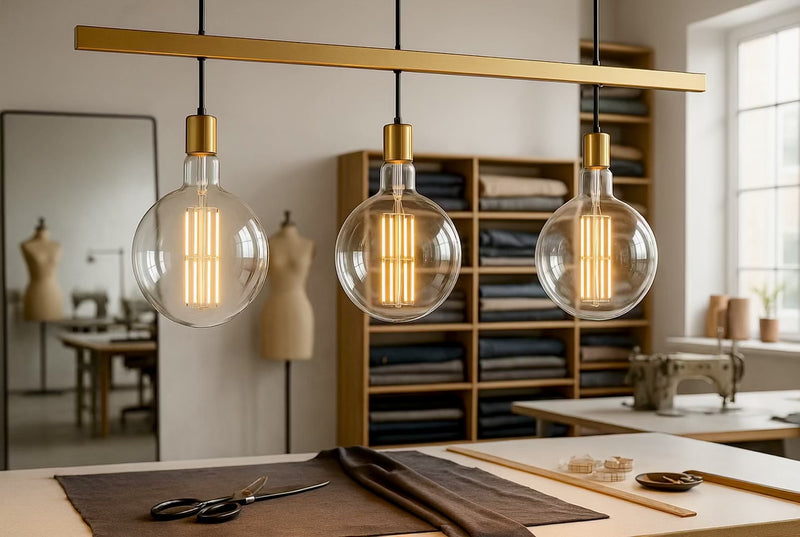 Luxel Oversized Edison LED Lamps — vintage-inspired large glass bulbs for warm, ambient lighting.
